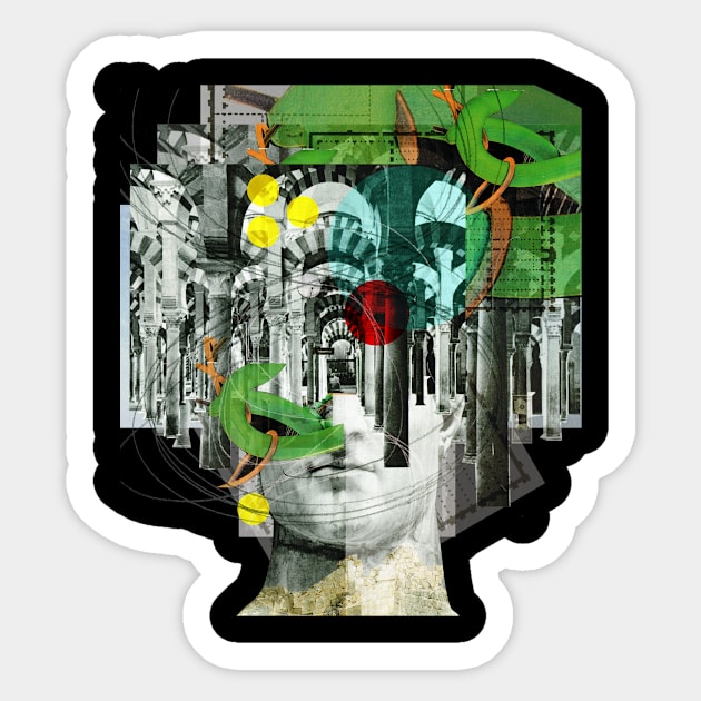 it´s all in your mind · Statue 3 Sticker by Marko